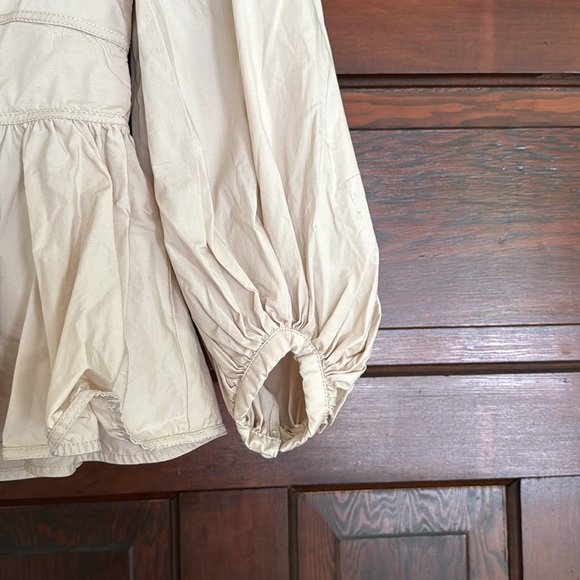 Staud V-Neck Three-Quarter Sleeve Blouse - Picture 5 of 5